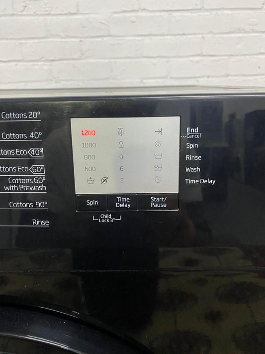 Beautiful Beko Black 8KG Washing Machine For Sale