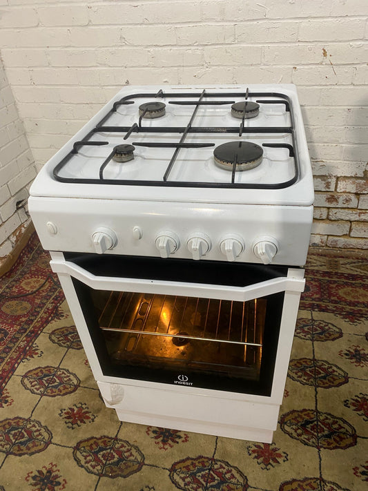 🚚Beautiful 50 CM Indesit Gas Cooker With Large Oven For Sale