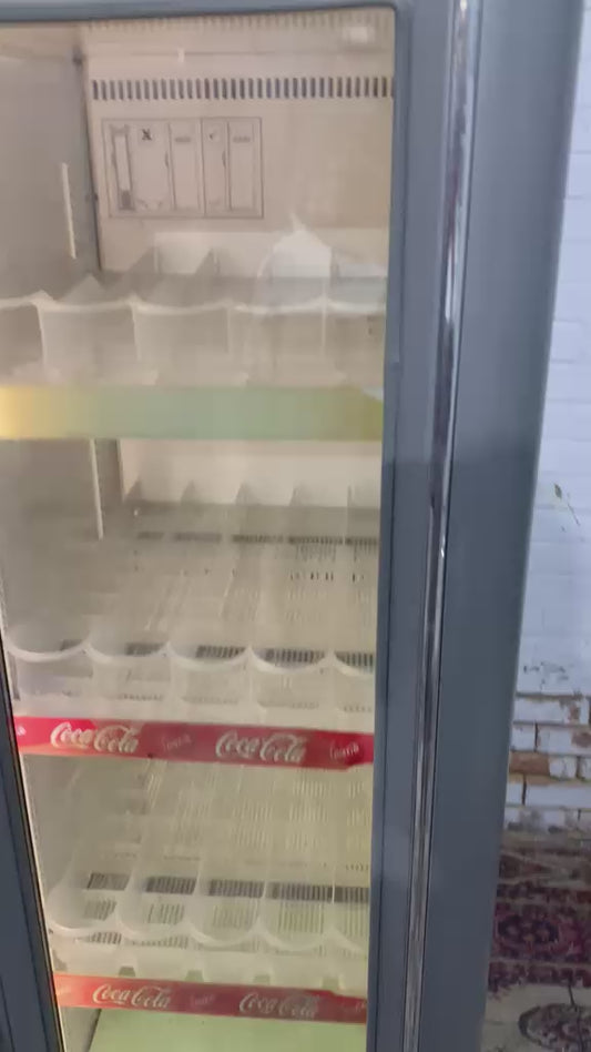 Coca Cola Slim Commercial Standing Drinks Fridge (video available)