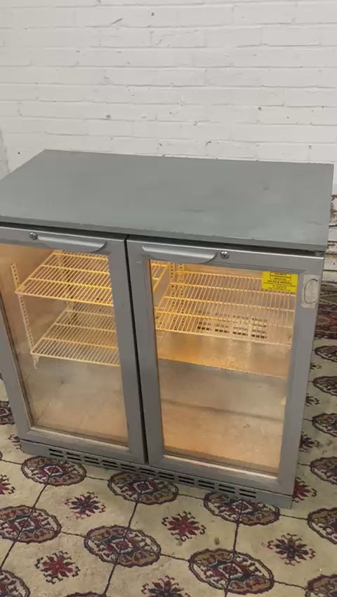 🚚2Doors Commercial Bar Drinks Fridge For Sale