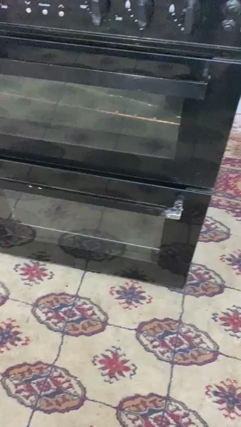 FREE DELIVERY Beautiful Black Gas Cooker Dual Oven And Grill 60CM For Sale